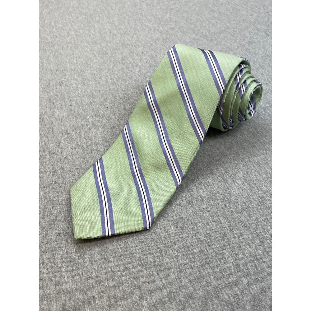 Jos A Bank‎ Tie Men Classic 3.5" Striped 100% Silk 60" Long